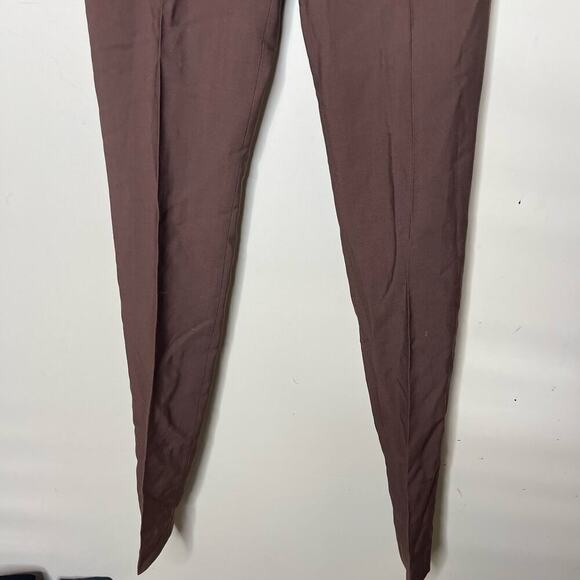 Gucci Slim Fit Low Rise Ankle Pants Womens 40 US 4 Chocolate Brown - Picture 6 of 11